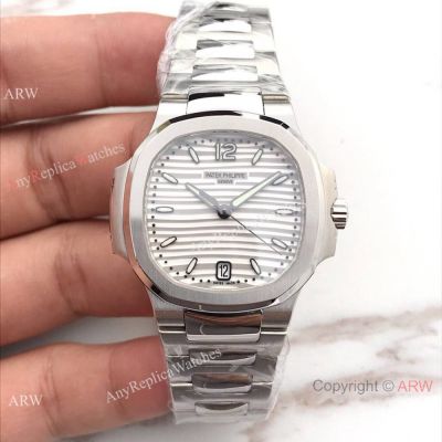 Swiss Replica Patek Philippe Nautilus 7118 Watch Stainless Steel White Dial 42mm